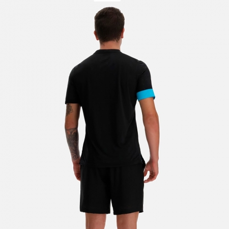 Macron Sportswear Dresi za Padel / Tenis Juan Black-Sky | Moški padel dres | Macron Sportswear