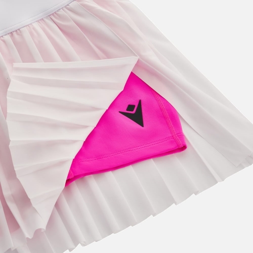 Macron Sportswear Ženske kratke hlače / Pajkice / Krila Artemisia White | Žensko Padel/Tenis krilo | Macron Sportswear