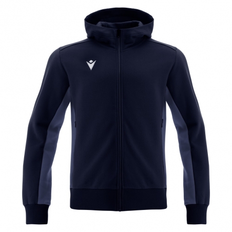 Macron Sportswear Moški zgornji deli trenirk Trumpet Hoodie BLU | Športna trenirka | Macron Sportswear