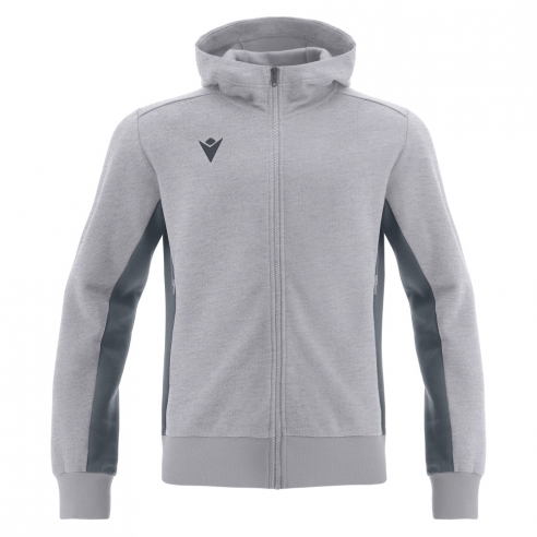 Macron Sportswear Moški zgornji deli trenirk Trumpet Hoodie GRY | Športna trenirka | Macron Sportswear