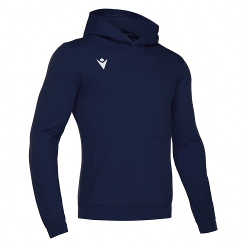 Macron Sportswear Moški zgornji deli trenirk Banjo Hero Hoodie BLU | Športna trenirka | Macron Sportswear