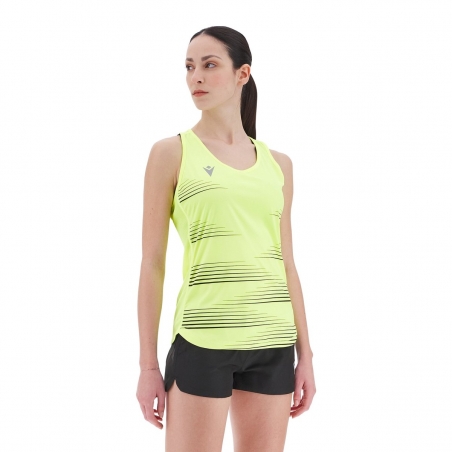 Macron Sportswear Majice za tek / Hlače za tek Dolly YELFBLA | Ženska tekaška majica brez rokavov | Macron Sportswear