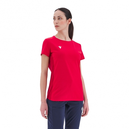 Macron Sportswear Ženske majice / Ženske polo majice Lute RED | Ženska majica s kratkimi rokavi | Macron Sportswear
