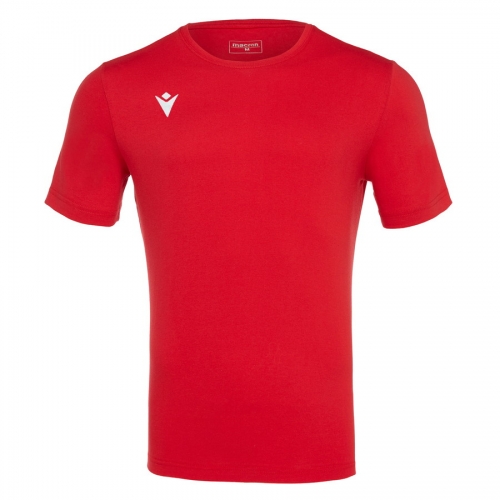 Macron Sportswear Moške majice / Moške polo majice Boost Hero SIN RED | Kratka Majica | Macron Sportswear