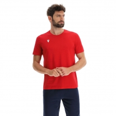 Macron Sportswear Moške majice / Moške polo majice Boost Hero SIN RED | Kratka Majica | Macron Sportswear
