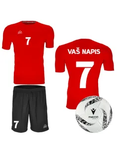 Acerbis Cici paketi Cici Football Rdeča | Otroški nogometni komplet | Acerbis